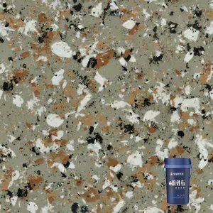 Building Coating Granite Stone Paint Textured Spray Paint With Durable Finish