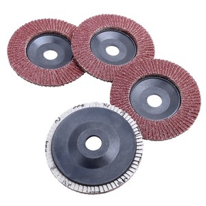Disques à lamelles 115 mm grain P100 pour le meulage et le ponçage du métal et de l'acier inoxydable - Product Image 1