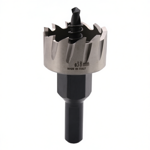 Scie cloche HSS Ttake 38 mm fabriquée en Italie pour le perçage du métal et du bois - Product Image 2