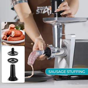 Winningstar Cross-Border Household Stainless Steel Blade Meat <b>Grinder</b> with Safety Lock and Electric Meat <b>Grinder</b> - Product Image 4