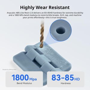 Anycubic UV Ink New Abs-Like <b>Resin</b> 2.0 Gray 1kg for 3D Printer Toughness Precision Low Odor - Product Image 5