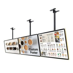 Póster de menú publicitario <span class=keywords><strong>luminoso</strong></span> ultrafino extraíble reemplazable montado en la pared de aluminio - Product Image 2