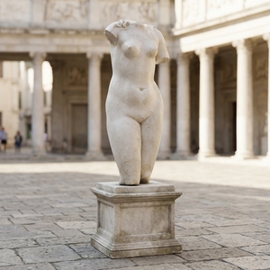 Busto de Piedra Clásico Hecho en China, Escultura de Torso en Venta, Soloart - Product Image 2
