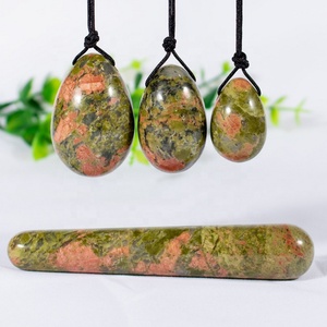 Varita de masaje Vaginal para mujer, bola mágica de cristal, Ben Wa, bolas de taladro, juego de huevos de Yoni de cuarzo rosa, Kegel ejercitador - Product Image 5