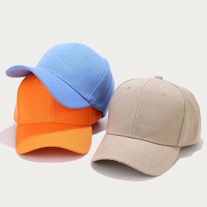 Cappellino con Visiera Curva in Tinta Unita, Stile Baseball Street Hip Hop, Artistico Vintage, Semplice e Fresco, alla Moda - Product Image 3