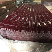 Feuilles de toiture ondulées en aluminium de zinc enduites par couleur de PPGI PPGL pour le matériau de construction