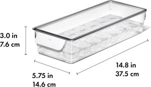 Porte-œufs en plastique écologique moderne JX <span class=keywords><strong>OXO</strong></span> avec plateau et couvercle amovibles pour la cuisine - Product Image 6