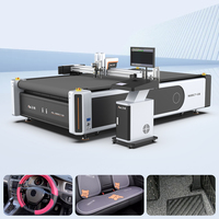 Mesin Pemotong CNC untuk Alas Lantai Mobil Kulit Kustom AOL Presisi Tinggi, Bahan PVC Coil Mat, dan Bantalan Komposit Non-woven