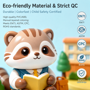 MEIYAN ODM Campus Animal IP Cajas Sorpresa Personalizadas al por Mayor, Figuras <span class=keywords><strong>de</strong></span> <span class=keywords><strong>Acción</strong></span> Lindas para Regalos <span class=keywords><strong>de</strong></span> Graduación - Product Image 5