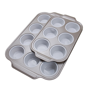 12 Cavity Nonstick Silicone Muffin Pan Regular Size Food Grade Silicone <b>Cupcake</b> Mold <b>for</b> Baking - Product Image 5