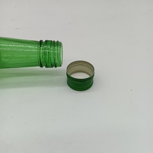 Botella de cerveza de vidrio verde redonda vacía de <span class=keywords><strong>330ml</strong></span>, pantalla de tapa de corona, embalaje elegante, bebidas, champán, muestra gratis disponible - Product Image 6