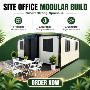 Container House Espandibile a Doppia Ala da 20 piedi, Pronta per l'Importazione Duty Free, con Vantaggio Fiscale per Campi Minerari in Colombia e Perù - Product Image 1