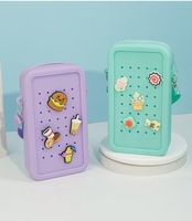 Sacs à bandoulière tendance en EVA souple, petits et mignons, avec breloques, étanches, pour enfants, unisexe, idéal pour les voyages ou comme sac cadeau.