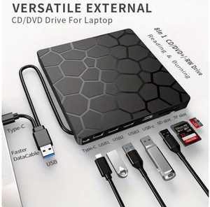 Unidad <span class=keywords><strong>de</strong></span> <span class=keywords><strong>Blu</strong></span>-<span class=keywords><strong>Ray</strong></span> USB Externa 7 en 1, <span class=keywords><strong>Lector</strong></span> <span class=keywords><strong>de</strong></span> Tarjetas SD y TF, Interfaz Tipo C, Grabador <span class=keywords><strong>de</strong></span> Alta Velocidad, Compatible con Computadoras Portátiles y <span class=keywords><strong>PC</strong></span> - Product Image 4
