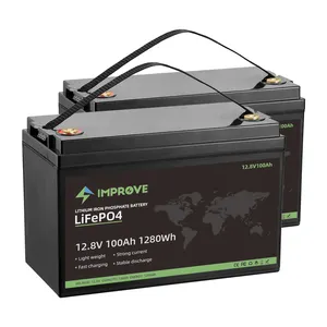 Factory 12v Lithium Battery 100ah 135ah 200ah 250ah Lifepo4 Battery For Solar System Rv Boats Replace Lead Acid Battery