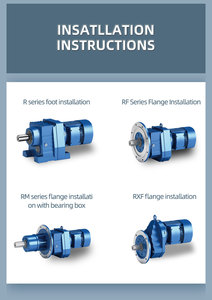 S/F/R/K Series Flange Mounted Helical <b>Worm</b> <b>Gear</b> Motor,R 37/R47/R57 Helical <b>Worm</b> <b>Gear</b> Speed Reducer - Product Image 5