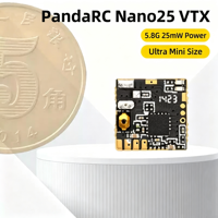 Émetteur vidéo FPV PandaRC Nano25 25mW 5.8G VTX 40CH, taille mini, pour drone de course FPV Tinywhoop Micro