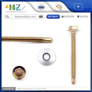 दीन <span class=keywords><strong>7504</strong></span> स्व ड्रिलिंग शिकंजा छत EPDM वॉशर के साथ पेंच - Product Image 3