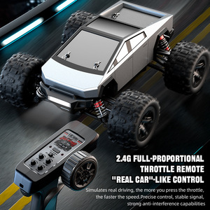 Voiture de course RC tout-terrain 4x4 sans balais haute vitesse, modèle monstre entièrement proportionnel, jouet télécommandé - Product Image 4