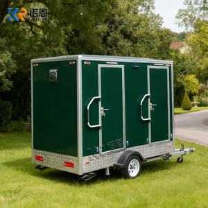 Remorque combinée douche et toilettes portable, solution sanitaire mobile, remorque de toilettes portables pour la location d'événements - Product Image 5