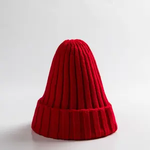 หมวกบีนนี่ถักแบบสั่งทำ,หมวกกะโหลกศีรษะหมวกบีนนี่ตัวละครใช้ได้ทั้งชายหญิงสีพื้นฤดูใบไม้ร่วงและฤดูหนาว
