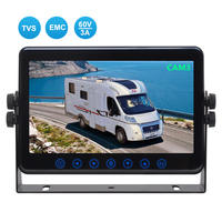 PJAUTO 7 pulgadas IPS HD Split autobús turístico Van Monitor sistema de cámara