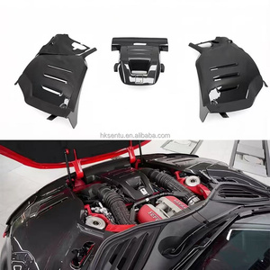 แผ่นปิดภายในห้องเครื่องยนต์คาร์บอนไฟเบอร์แห้งคุณภาพสูงสไตล์ OEM สำหรับ Ferrari Purosangue FUV - Product Image 1