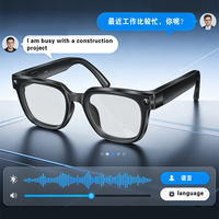 Lunettes Intelligentes IA avec Caméra et Lecteur de Musique IA, Vidéo 1080P, Étanche, Traduction en Temps Réel
