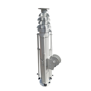 Capacidad de carga útil 10kg Poste 4m de altura extendida Mástil telescópico manual de aluminio para iluminación exterior - Product Image 2