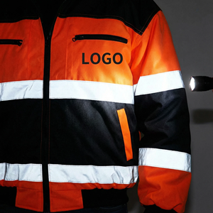 Áo khoác an toàn phản quang đa năng mùa đông cho nam, dùng cho công việc giao thông đường bộ - Product Image 3