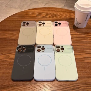 Per <span class=keywords><strong>iphone</strong></span> 17 Air 16e 15 <span class=keywords><strong>Pro</strong></span> <span class=keywords><strong>Max</strong></span> custodie magnetiche in Silicone per <span class=keywords><strong>Iphone</strong></span> 17 16pro <span class=keywords><strong>Cover</strong></span> di <span class=keywords><strong>protezione</strong></span> per <span class=keywords><strong>fotocamera</strong></span> posteriore antiurto - Product Image 6