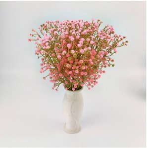 Vendita calda di babbè artificiale Breath Flower Bouquet di 2 forchette di Design in seta naturale palla <span class=keywords><strong>fiori</strong></span> per matrimoni di capodanno cinese - Product Image 5