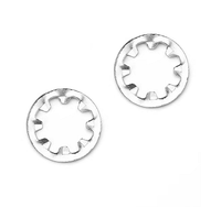 Rondelles d'écrou étoilées à dents internes en acier inoxydable OEM - M3-M30, joints dentelés antichoc pour une fixation sécurisée