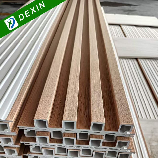 High Quality Waterproof Interior WPC PVC Fluted Wall Panel Easy to Install Building Materials