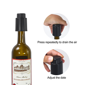 Chai Rượu Cách Nhiệt Chân Không Hai Lớp Bằng Thép Không Gỉ Không Đá Cao Cấp Tùy Chỉnh Máy Làm Lạnh Cho Hầu Hết Chai Rượu Sâm Banh 25 Oz - Product Image 5