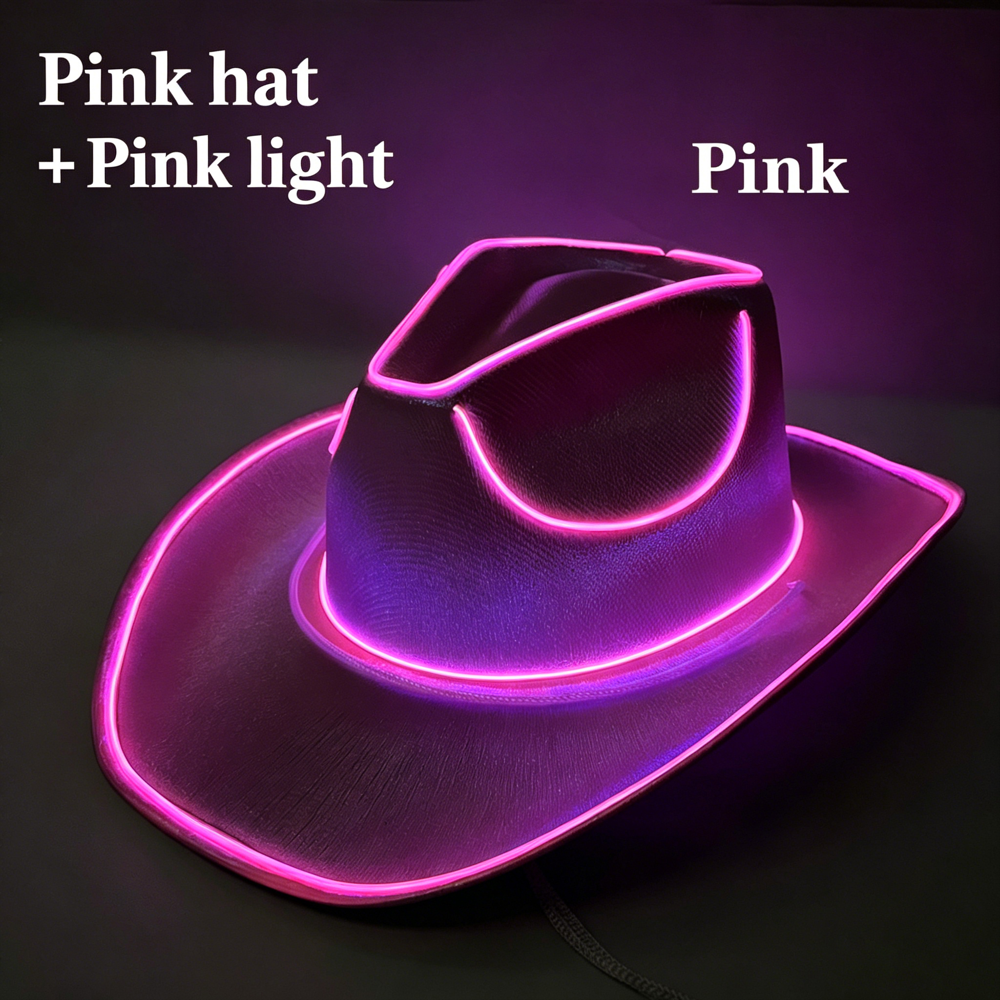 Wired version - Pink cap + Pink light