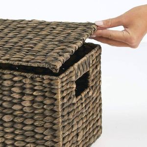 Set di 10 Cestini in <span class=keywords><strong>Vimini</strong></span> Intrecciati a Mano per Conservazione di Spesa, Vestiti, Giocattoli, Cucina, Angolo Armadio, Portapane - Product Image 6