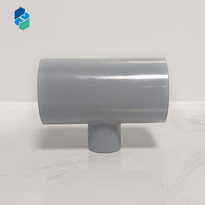 Pipa dan Fitting CPVC Abu-abu Industri Tahan Bahan Kimia, Fitting Pipa Tee Reducer CPVC DN20-400mm - Product Image 4