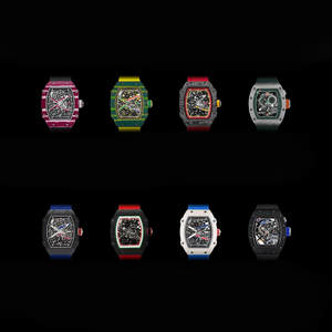นาฬิกาข้อมือผู้ชายหรูหราปี 2026 RM Chronograph ระบบจักรกล ตัวเรือนคาร์บอนไฟเบอร์ กระจกแซฟไฟร์ นาฬิกาสปอร์ต - Product Image 5