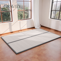 Tapis Tatami Pliable Personnalisé en Fibre de Bambou 100% (200TC) – Économiseur d'Espace, Toutes Saisons, Idéal pour Salon – Nouveauté 2026 – Vente en Gros