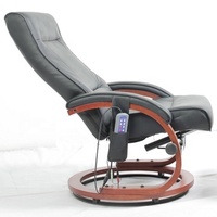 Vente directe d'usine Chaise de relaxation en bois Fauteuil de massage inclinable avec repose-pieds