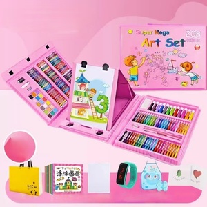Jouet de dessin pour enfants, fournitures artistiques scolaires, stylos de couleur pour enfants, ensemble de peinture, stylos à aquarelle lavables, ensemble soluble dans l'eau - Product Image 3