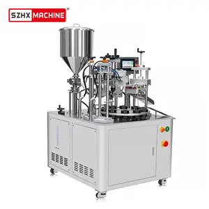 Semi-Auto Soft Tube Filling And Sealing Machine For Liquid Manufacturing Plant