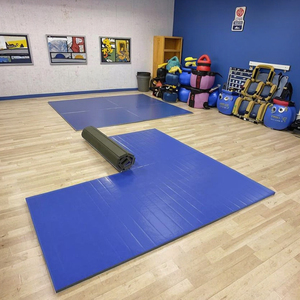 Tapete Ginástica Espuma Wushu Piso Usado Roll Out Cheer Matt Folding Tapete Ginástica Jiujitsu Roll up <span class=keywords><strong>Mats</strong></span> - Product Image 1