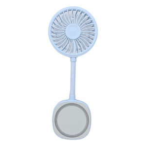 <b>Magnetic</b> Portable Fan Magsafe Mini Fan with Adjustable Ring <b>Light</b> Hands-Free Phone Mount Desk Outdoor Powerful Table Fan - Product Image 1