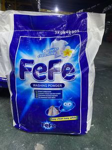 Mẫu Miễn Phí Sinh Thái Thân Thiện Với Hoa & Chanh Mùi Hương 25Kg Túi Lớn Bột Tẩy Rửa Cho Trang Phục Đóng Gói lại - Product Image 4