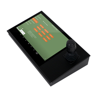 Controlador de joystick PTZ con panel de control central inteligente con pantalla táctil de 10 "con protocolo VISCA y ONVIF compatible