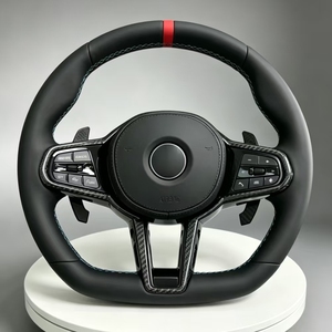 Volant <span class=keywords><strong>sport</strong></span> en fibre de carbone sur mesure pour <span class=keywords><strong>BMW</strong></span> M3 M4 M5 <span class=keywords><strong>M8</strong></span> X3M X4M X5M X6M G80 G82 F90 F91 F92 F93 F97 F98 G05 G06 - Product Image 1