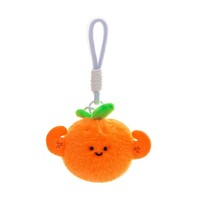 Vente en gros usine : Porte-clés peluche série fruits en coton PP super doux, poupée pour machine à griffes, cadeau d'anniversaire pour enfants