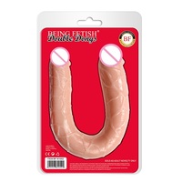 Dildo de doble punta largo para penetración, juguete sexual para lesbianas y mujeres